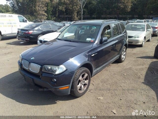 Защита арок (защита крыла, подкрылок) задняя левая BMW X3 E83