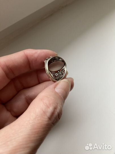 Кольцо с янтарем СССР