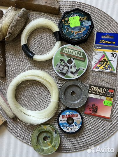 Грузила, леска, крючки рыболовные