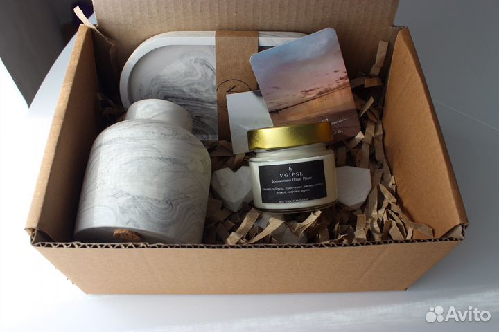 Подарочный набор из гипса