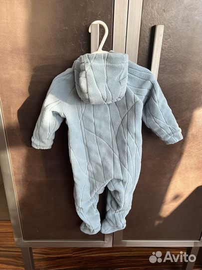 Флисовый комбинезон 62 68 leokid
