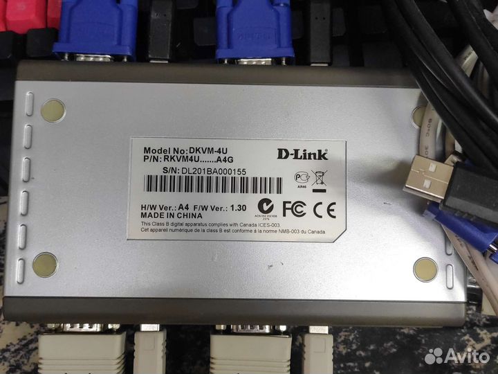 KVM переключатель D-Link dkvm-4U
