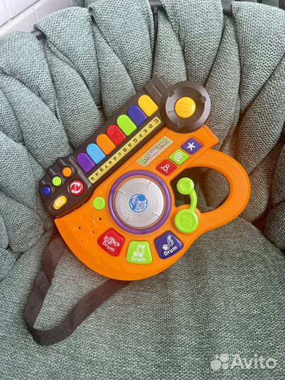 Игрушки Play doh mega blocks гитара трансформер