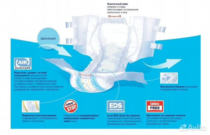 Подгузники для взрослых Super Seni Classic, М, №30