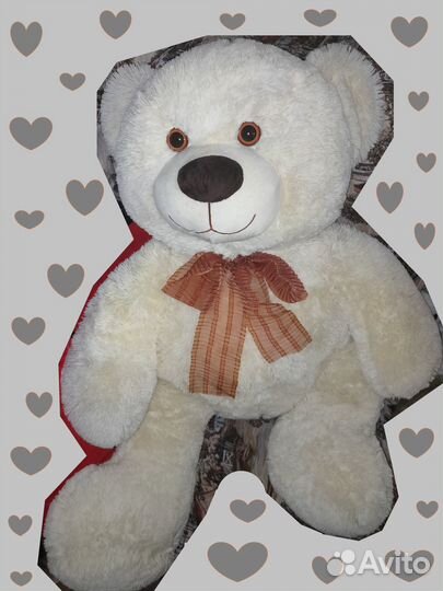 Большая мягкая игрушка медведь