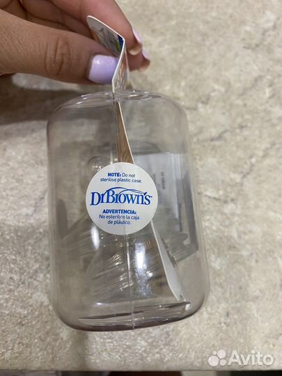 Соска для бутылочки dr browns 3+ новая 2 шт