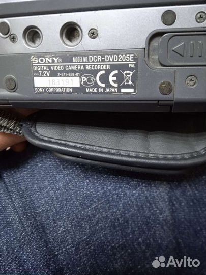 Видеокамера sony Dcr-dvd205e