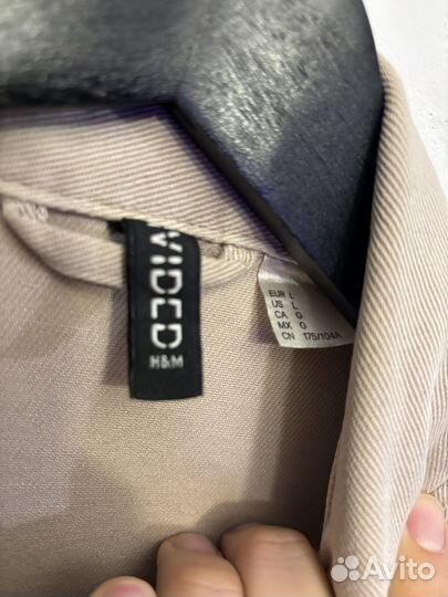 Джинсовая рубашка hm