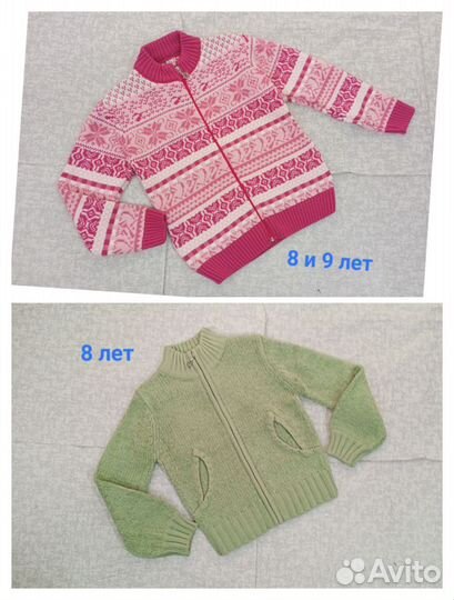Кофта вязаная, девочка, 5.6.7.8.9 лет