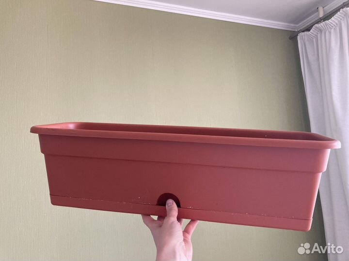 Цветочный горшок балконный ящик