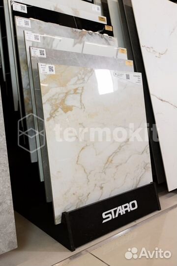 Керамогранит Laparet Calacatta Oro золотой 60x60 полированный