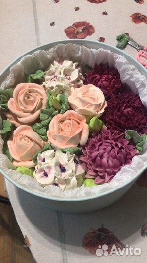 Букеты из зефира