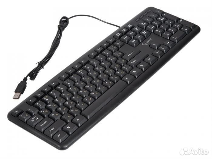 Клавиатура Gembird USB, черная KB-8320U-BL