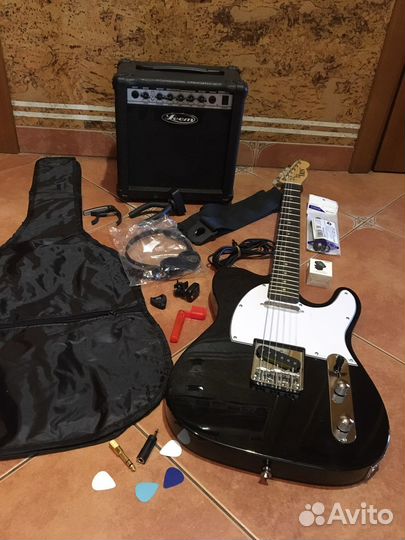 Электрогитара Irin Telecaster комбо и полный набор