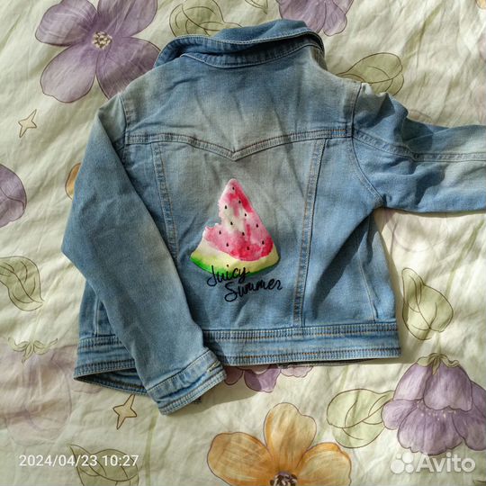 Джинсовка для девочки 110