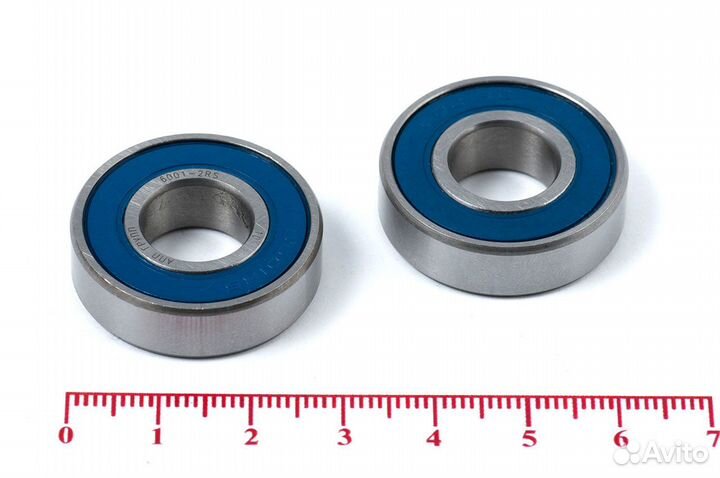 Подшипник 6001 2RS (180101) 12*28*8мм