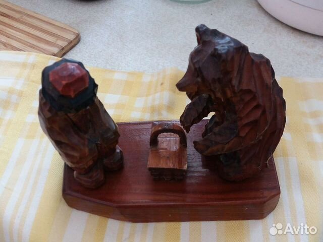 Медведь с мужиком СССР