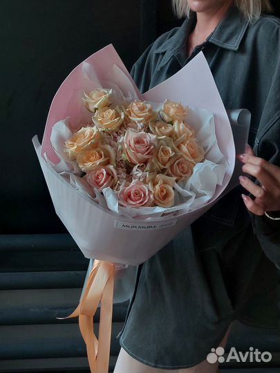 Букет из роз и гербер