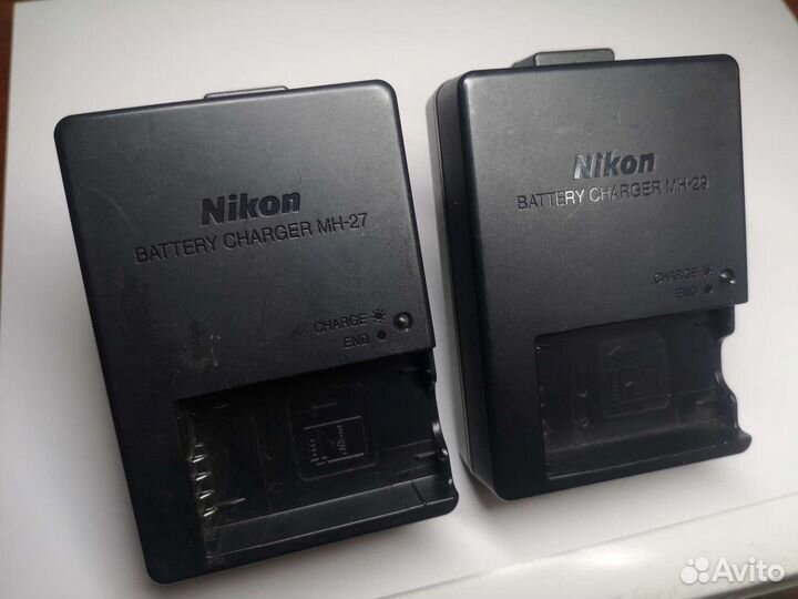 Различные зарядные устройства Nikon и Olympus бу