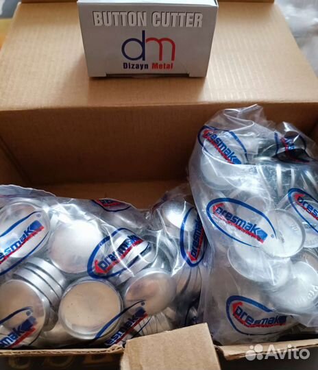 Насадки для установки люверсов, обтяжки пуговиц