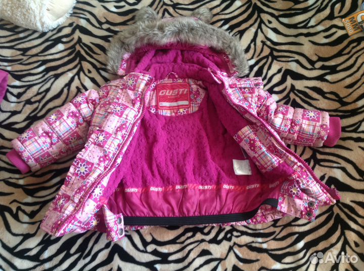 Комбинезон для девочки зимний Gusti. 90 см