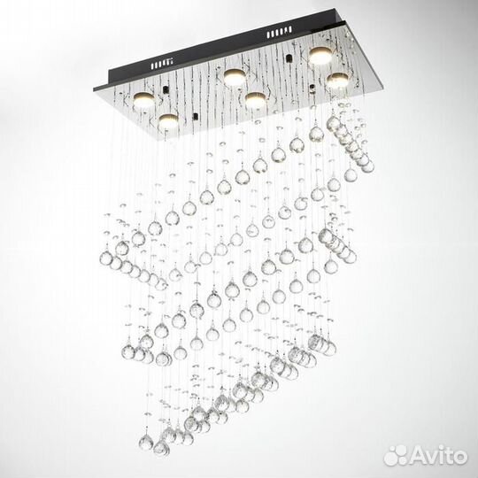 Каскад 71307/6 GU10 40Вт хром 60х30х85 см