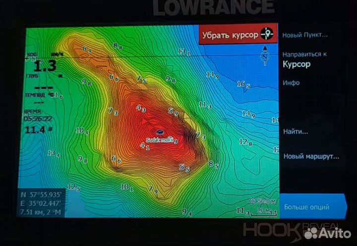 Карта глубин C-MAP RS-Y050 Genesis live