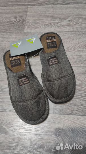 Тапочки мужские коричневые 41 размер