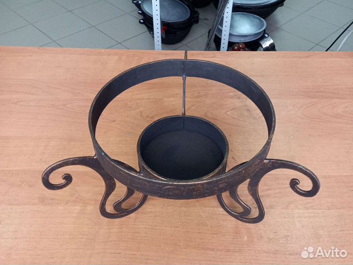 Подставка под садж кованная инь-янь