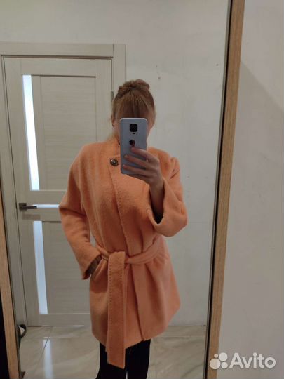 Пальто из шерсти альпака 48 50