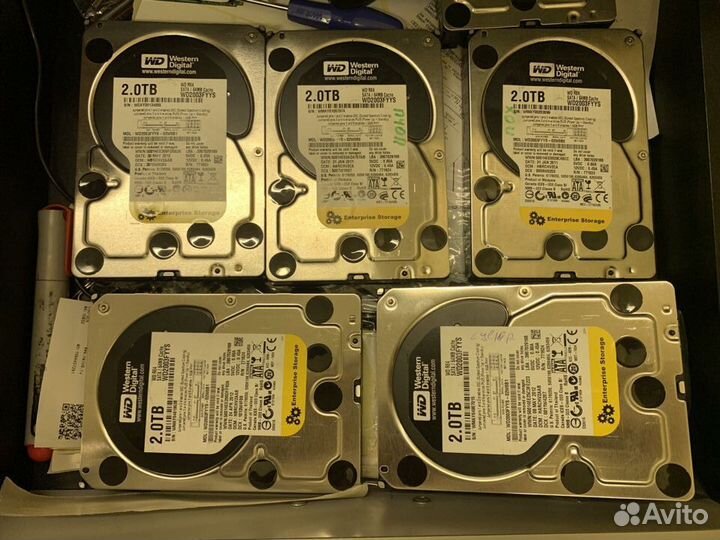 Жесткие диски WD 2Тб WD2003fyys