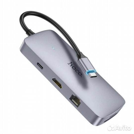 Хаб адаптер hoco HB32 8-in-1