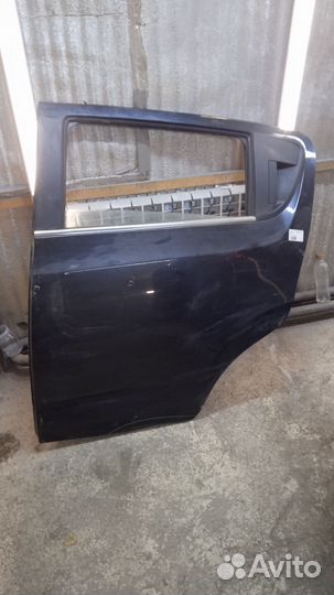 Дверь задняя левая chevrolet aveo т300