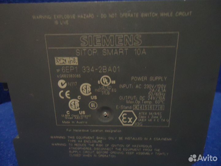 Блоки питания импульсные siemens 6EP1334 / 6EP1333
