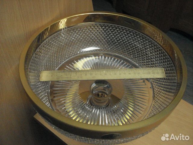 Ваза для фруктов хрусталь, Чехия, Богемия