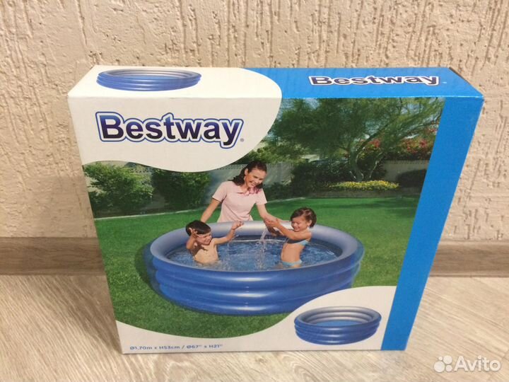 Бассейн надувной Bestway 170x53