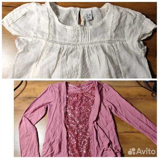 Фирменные вещи для девочки 5-7 лет