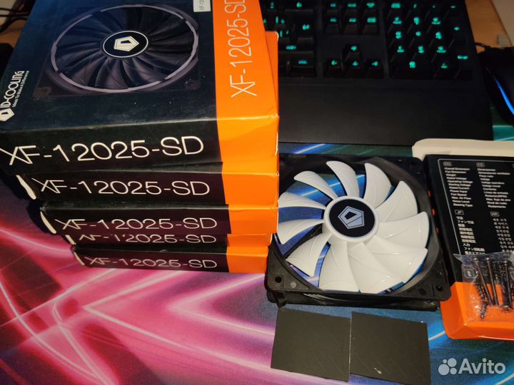 Вентиляторы 120 мм ID-cooling XF-12025-SD белые