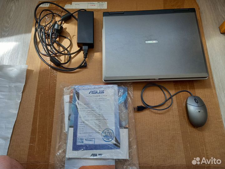 Ноутбук asus A4500L 60Gb, dvd, cd-rom, celeron 2,8