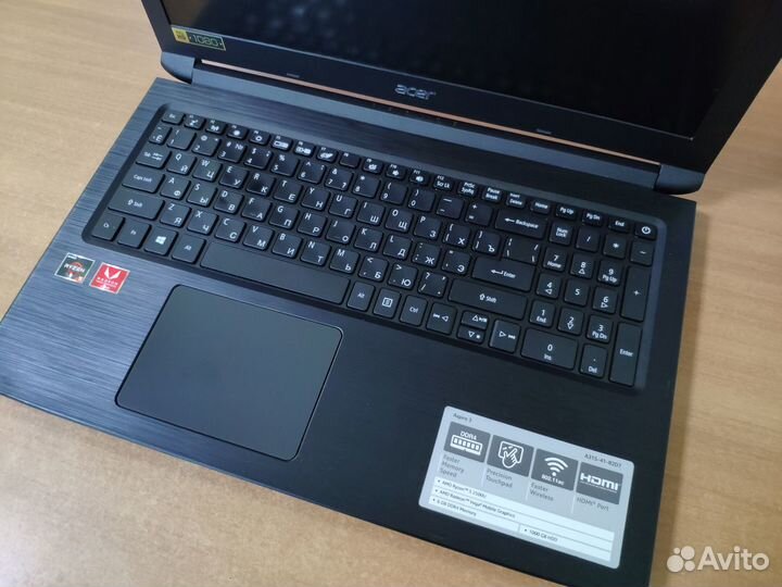 Ноутбук бу Acer / Ryzen 5 / ssd+1tb / 8gb ddr4