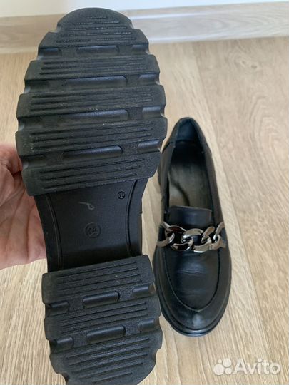 Лоферы для девочки 34 размер
