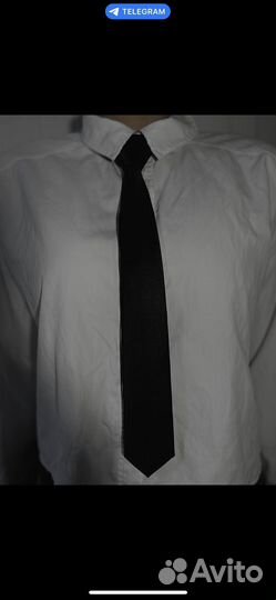 Галстук черный