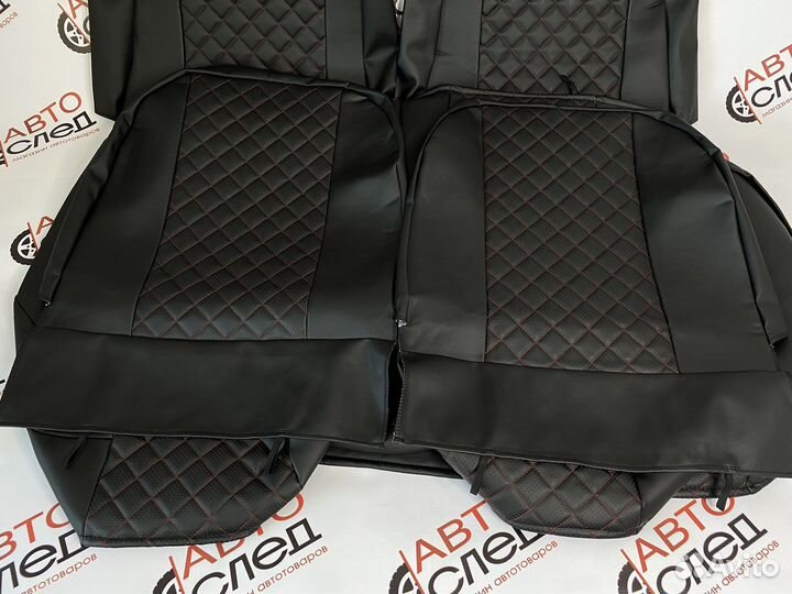 Чехлы для авто на сиденья из экокожи Priora Приора