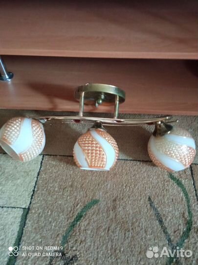 Люстра потолочная бу