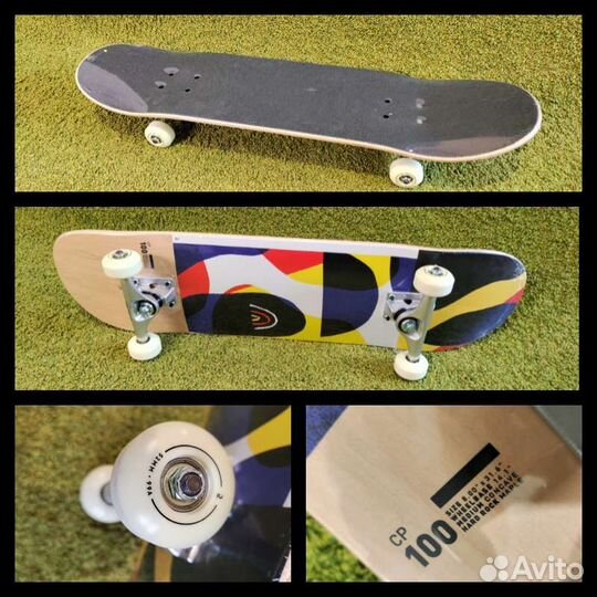 Скейтборд новый 100 канадский клен Decathlon