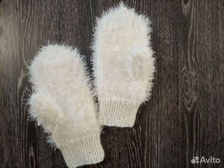 Варежки пушистые