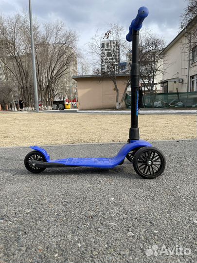 Самокат детский трехколесный бу