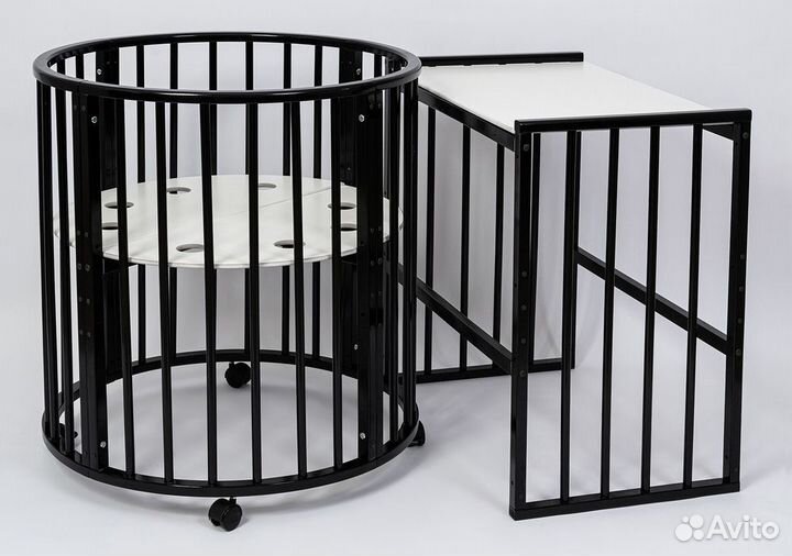 Кроватка детская трансформер с двумя матрасами