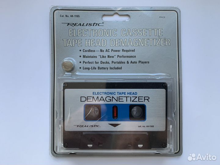 Кассета размагничиватель Realistic, Japan-US, NEW