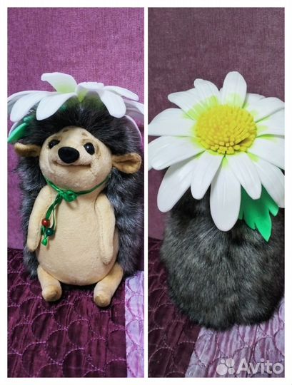 Ёжик в шляпке ручная работа